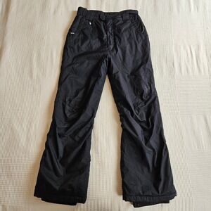 Spyder Kids Boy Girl Black Insulated Snow Pants Ski Snowboard Size 18